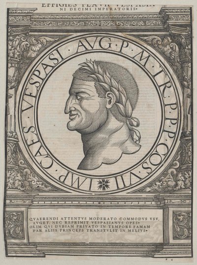 Rooman keisari Vespasianus tekijältä Artist Unknown