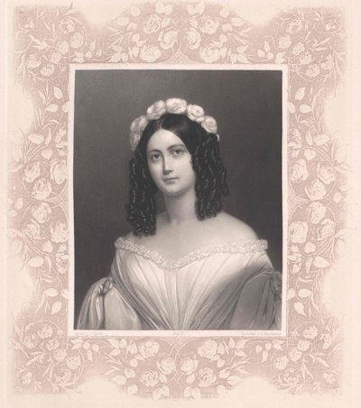 Rosalie Julie von Wuellerstorf ja Urbair (painettu) tekijältä Artist Unknown