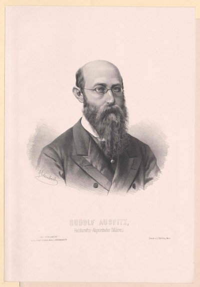Rudolf Auspitz (painettu) tekijältä Artist Unknown