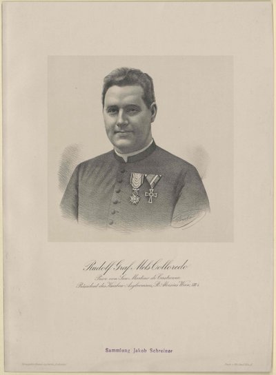Rudolf count Mels-Colloredo (tulosta) tekijältä Artist Unknown