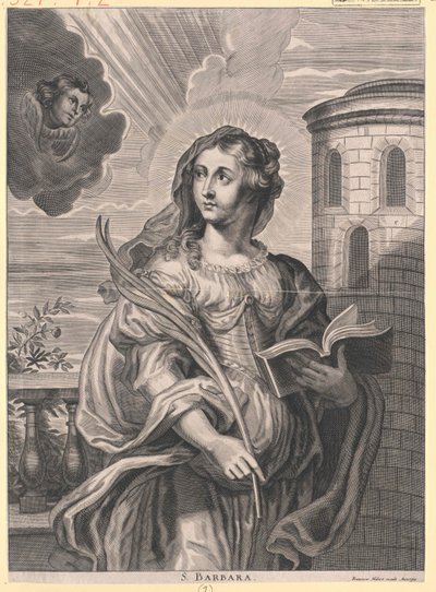 Saint Barbara tekijältä Artist Unknown