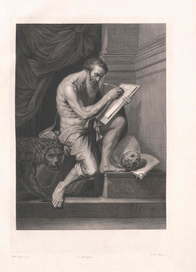 Saint Jerome tekijältä Artist Unknown