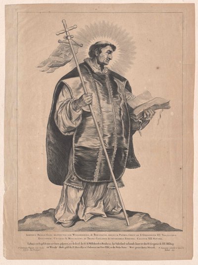 Saint Lebuin of Deventer tekijältä Artist Unknown