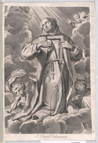 Saint Peter of Alcantara tekijältä Artist Unknown