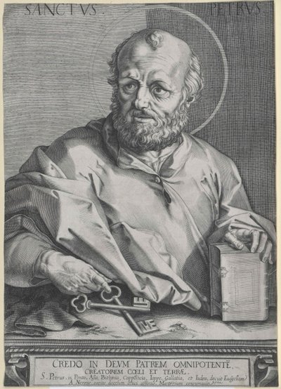 Pyhä apostoli Pietari tekijältä Artist Unknown