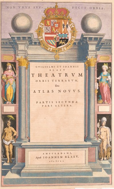 Theatrum Orbis Terrarum sive Atlas Novus (Teatrum Orbis Terrarum sive Atlas Novus) tekijältä Artist Unknown