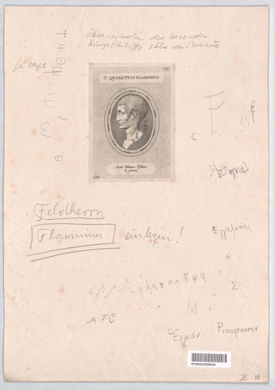 Titus Quinctius Flaminius (tulosta) tekijältä Artist Unknown