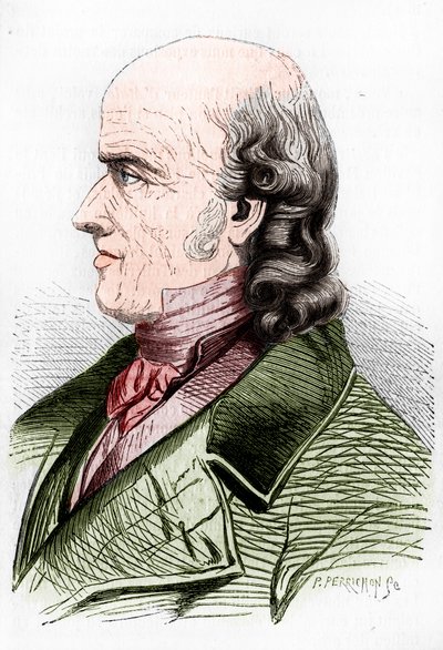 homeopatian isän Samuel Hahnemannin muotokuva. tekijältä Artist Unknown