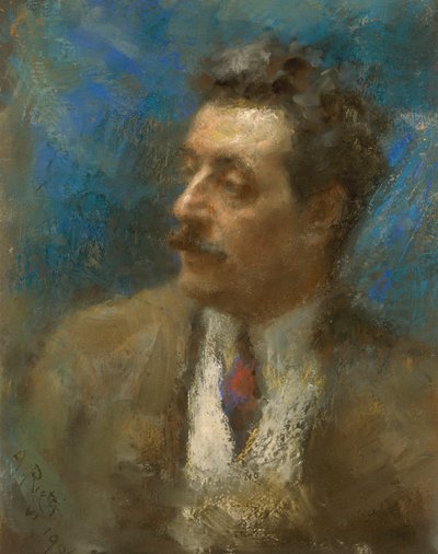 Giacomo Puccinin muotokuva tekijältä Arturo Rietti