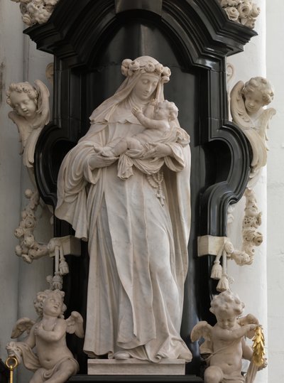 Saint Rosa of Lima (marmori) tekijältä Artus I Quellinus