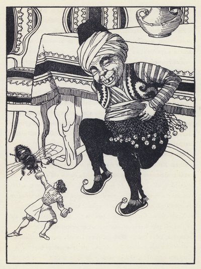 Jonathan Swiftin kuvitus Gulliverin matkoille tekijältä Artus Scheiner