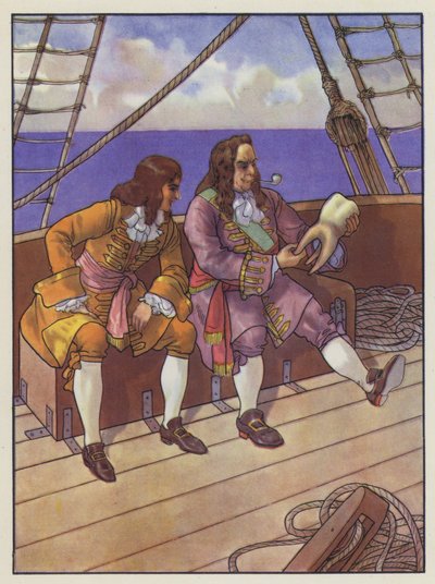 Jonathan Swiftin kuvitus Gullivers Travelsille tekijältä Artus Scheiner
