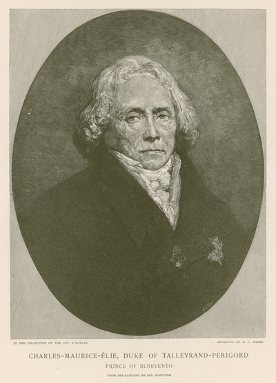 Charles Maurice de Talleyrand-Perigord tekijältä Ary Scheffer