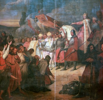 Kaarle Suuren maalaus 800-luvulta tekijältä Ary Scheffer