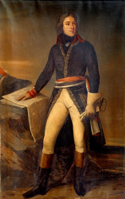 Kenraali Lazare Louis Hochen (1768-1797) muotokuva Ary Schefferin (1795-1858) maalaus 1835 Pariisi, Musee de l