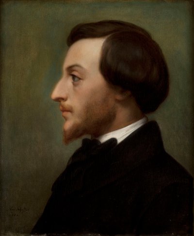 Muotokuva kirjailija Louis Ratisbonnesta 1827-1900, 1852. tekijältä Ary Scheffer