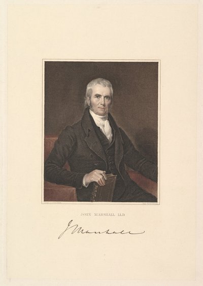 Päätuomari John Marshall, 1833. tekijältä Asher Brown Durand