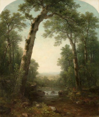 Forest Stream Vistalla, 1872. tekijältä Asher Brown Durand