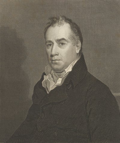 Hänen ylhäisyytensä Oliver Wolcott, Connecticutin osavaltion kuvernööri, 1820. tekijältä Asher Brown Durand