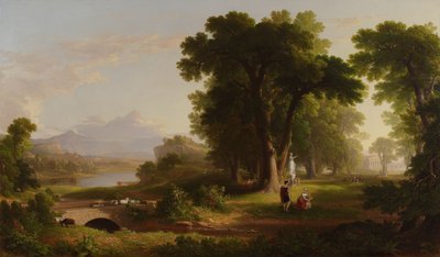 Elämän aamu, 1840 tekijältä Asher Brown Durand