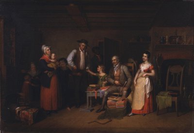 Pedlar esittelee tuotteitaan tekijältä Asher Brown Durand