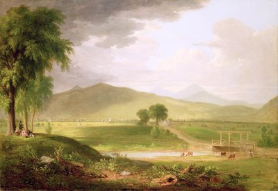 Huonekalut ja erilaiset esineet 1100- ja 1300-luvuilta tekijältä Asher Brown Durand