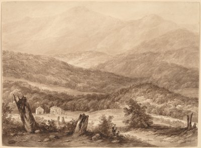 Valkoiset vuoret (?) tekijältä Asher Brown Durand