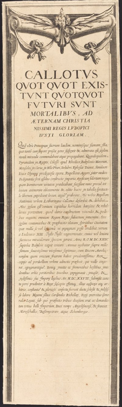La Rochellen piiritys [levy 8/16; sarja sisältää 1952.8.97-112] tekijältä Assistant of Jacques Callot
