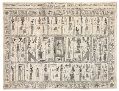 Oidipus Aegyptiacus tekijältä Athanasius Kircher