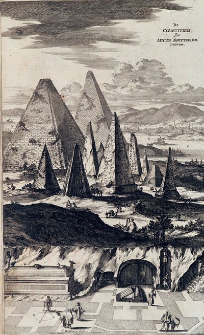 Mustien faaraoiden pyramidit - Athanase Kircherin "" Sphynx mystagoga" -kirjassa tekijältä Athanasius Kircher