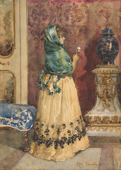 Miniatyyri, n. 1863-1925. tekijältä Attilio Simonetti