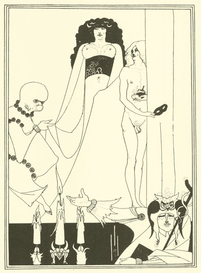 Herodias (litografia) tekijältä Aubrey (after) Beardsley