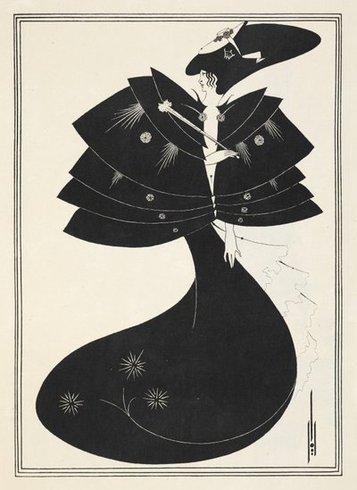 Kuvitus Oscar Wilden "Salomeen". tekijältä Aubrey (after) Beardsley