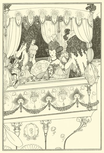 Proomu (litografia) tekijältä Aubrey (after) Beardsley