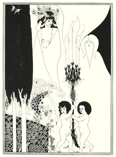 Herodeksen silmät (kaiverrus) tekijältä Aubrey (after) Beardsley
