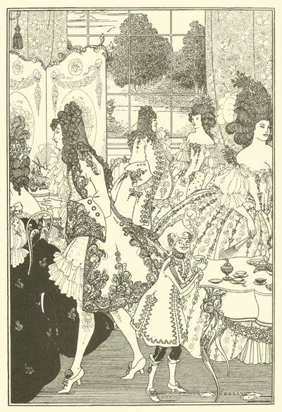 Lukon raiskaus (litografia) tekijältä Aubrey (after) Beardsley