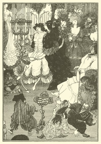 Helenin wc (litografia) tekijältä Aubrey (after) Beardsley
