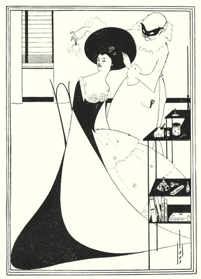 Salomen vessanpönttö (kaiverrus) tekijältä Aubrey (after) Beardsley