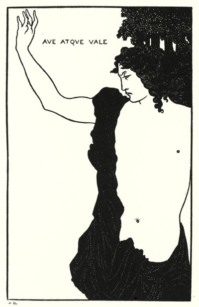 Terve ja näkemiin, Catullus, Carmen Ci tekijältä Aubrey Beardsley