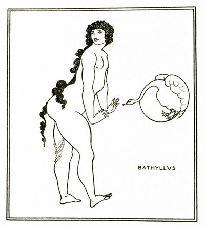 Bathyllus, noin 1894 tekijältä Aubrey Beardsley