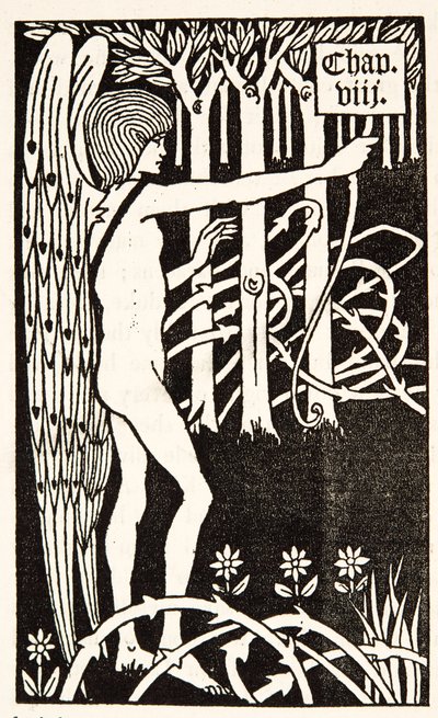 Luvun otsikko tekijältä Aubrey Beardsley