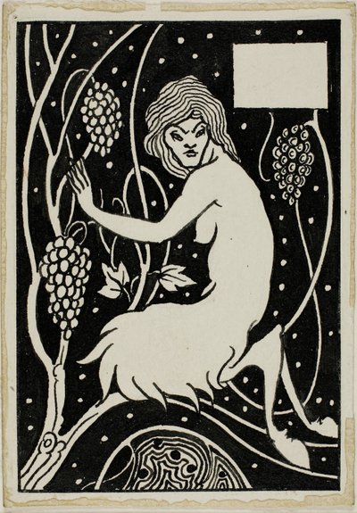 Koristeellinen tutkimus: Satyr tekijältä Aubrey Beardsley