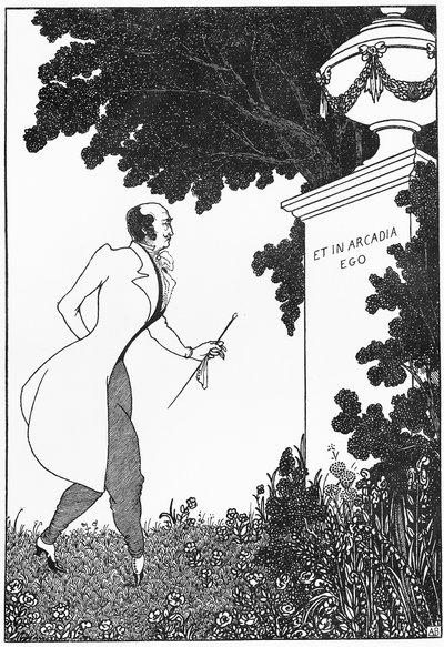 Et in Arcadia Ego, kuva The Savoysta, 1896 tekijältä Aubrey Beardsley