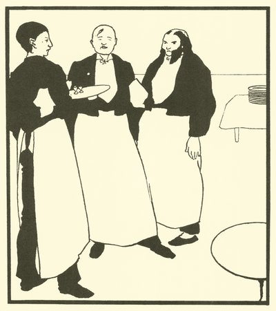 Kahvin tarjoilijat tekijältä Aubrey Beardsley
