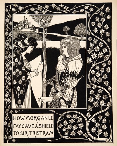 Miten Morgan Le Fay antoi Sir Tristramille kilven tekijältä Aubrey Beardsley