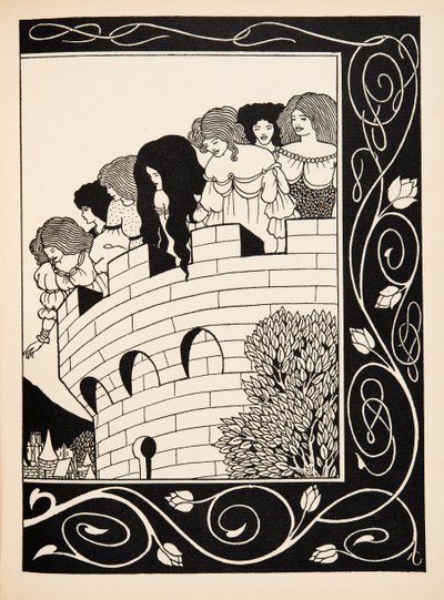 Miten naisen näköinen paholainen olisi houkutellut Sir Borsia tekijältä Aubrey Beardsley