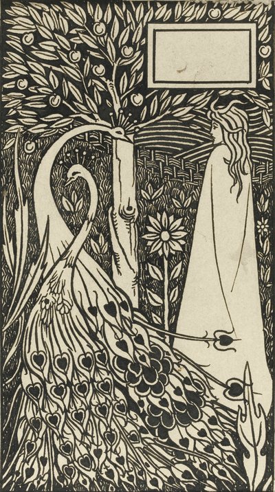 Kuvitus Sir Thomas Maloryn kirjaan Le Morte dArthur, 1893-1894 tekijältä Aubrey Beardsley
