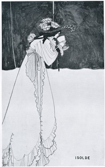 Isolde juo myrkkyä tekijältä Aubrey Beardsley