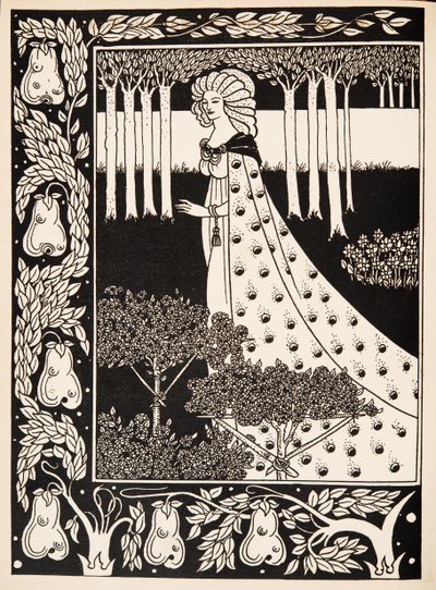 La Beale Isoud at Joyous Gard tekijältä Aubrey Beardsley