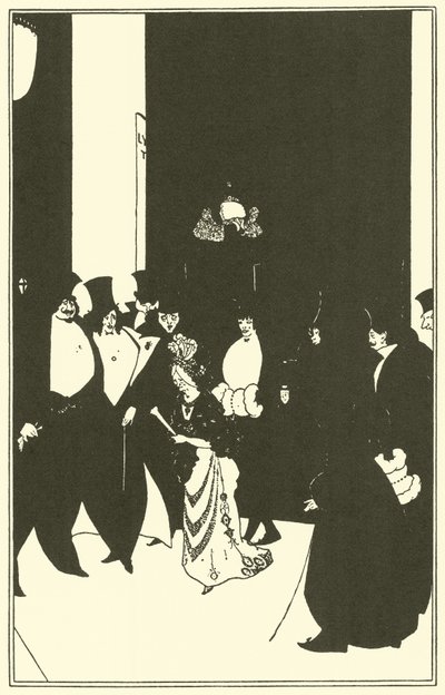 Lady Golds Escort tekijältä Aubrey Beardsley